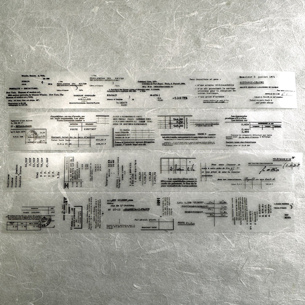 Stationery Instinct - Receipt PET tape SAMPLES
