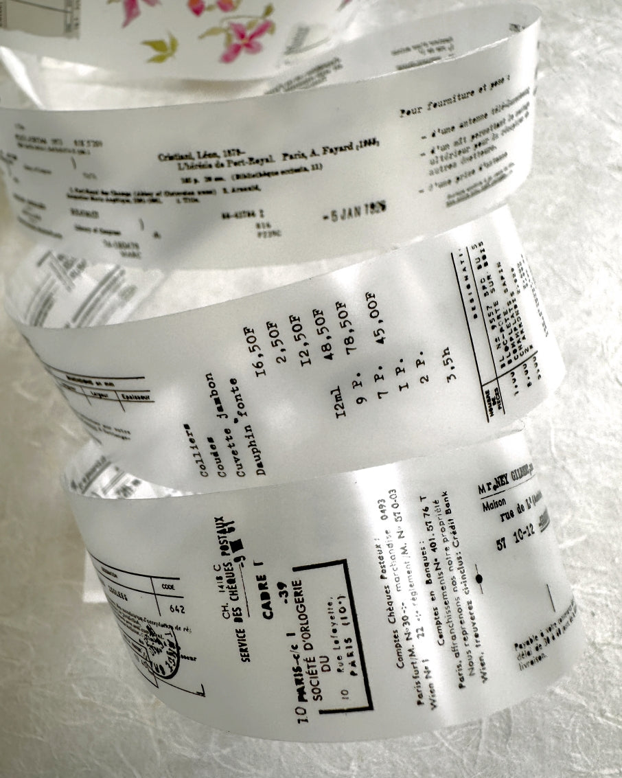 Stationery Instinct - Receipt PET tape SAMPLES