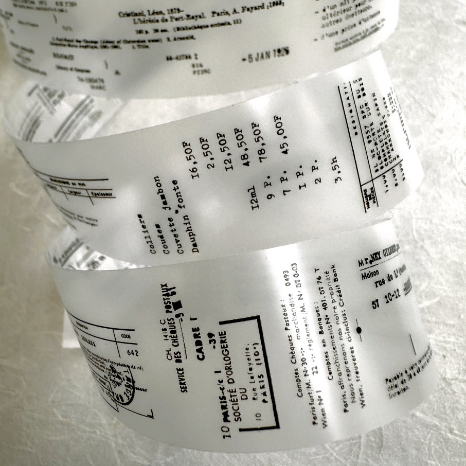 Stationery Instinct - Receipt PET tape SAMPLES