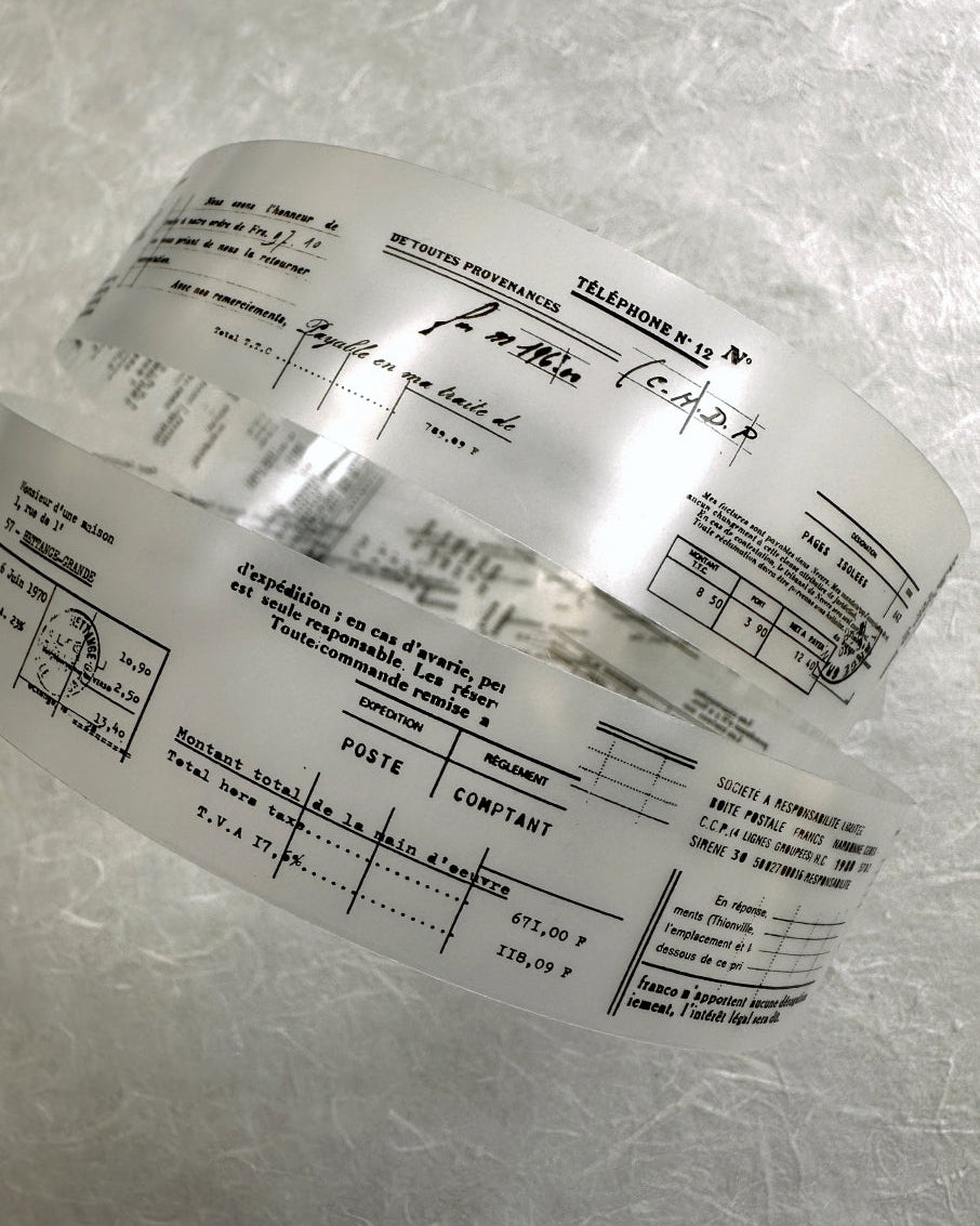Stationery Instinct - Receipt PET tape SAMPLES