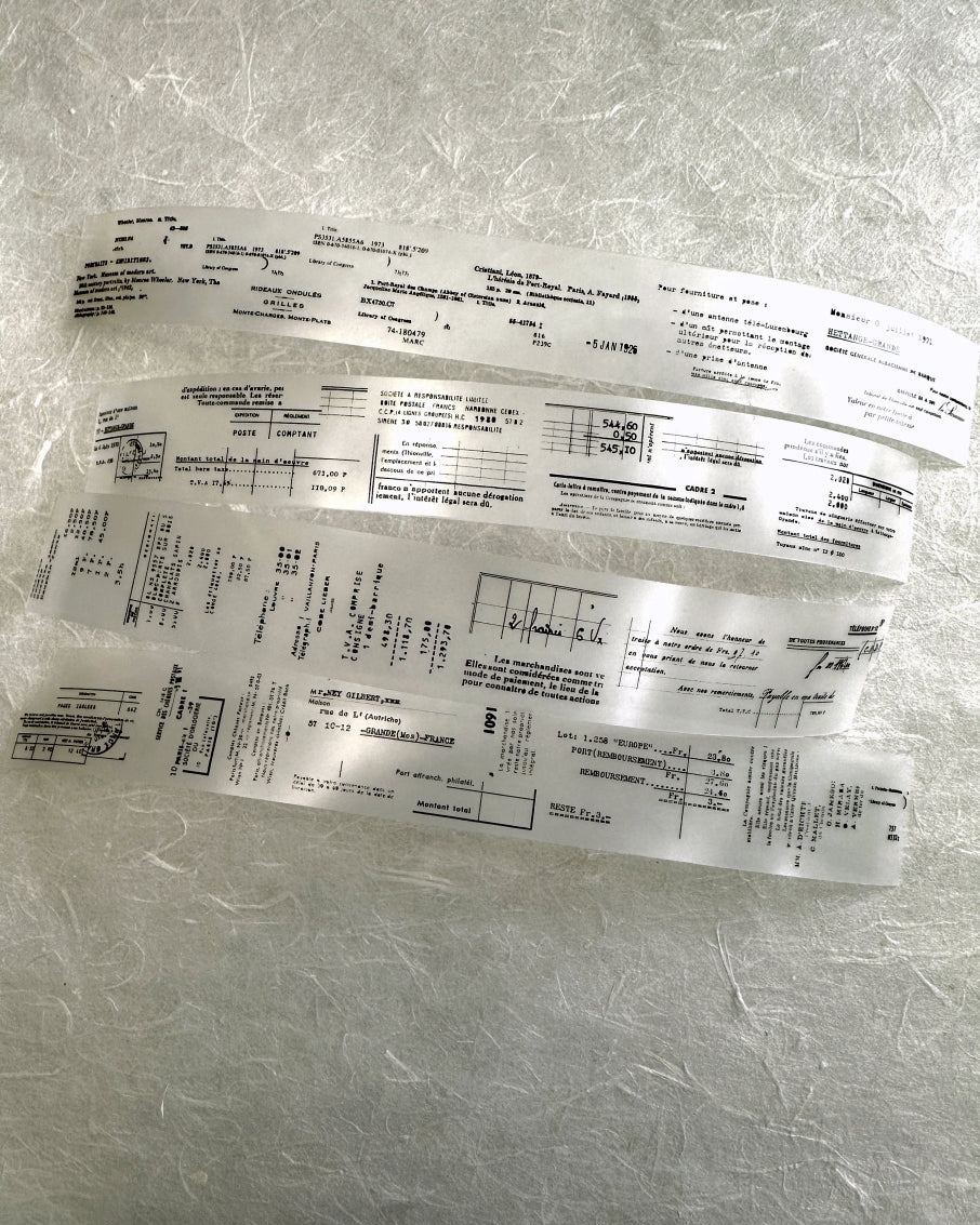 Stationery Instinct - Receipt PET tape SAMPLES