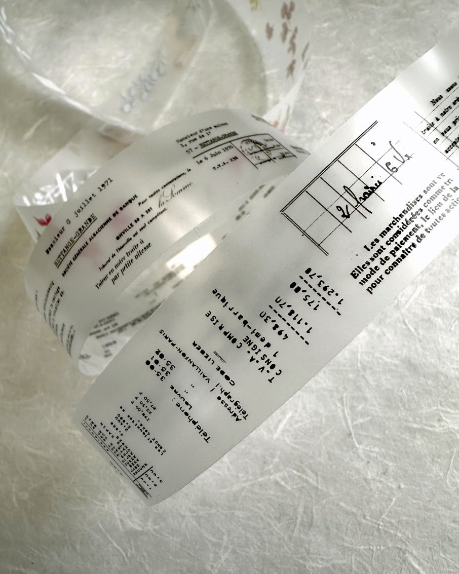 Stationery Instinct - Receipt PET tape SAMPLES