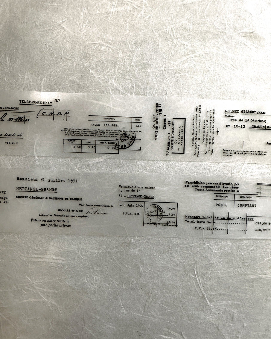 Stationery Instinct - Receipt PET tape SAMPLES