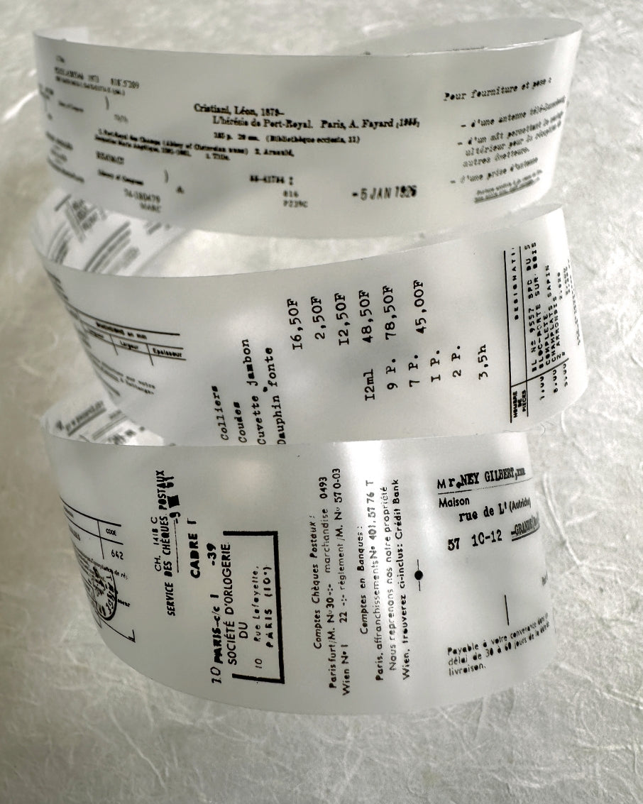 Stationery Instinct - Receipt PET tape SAMPLES