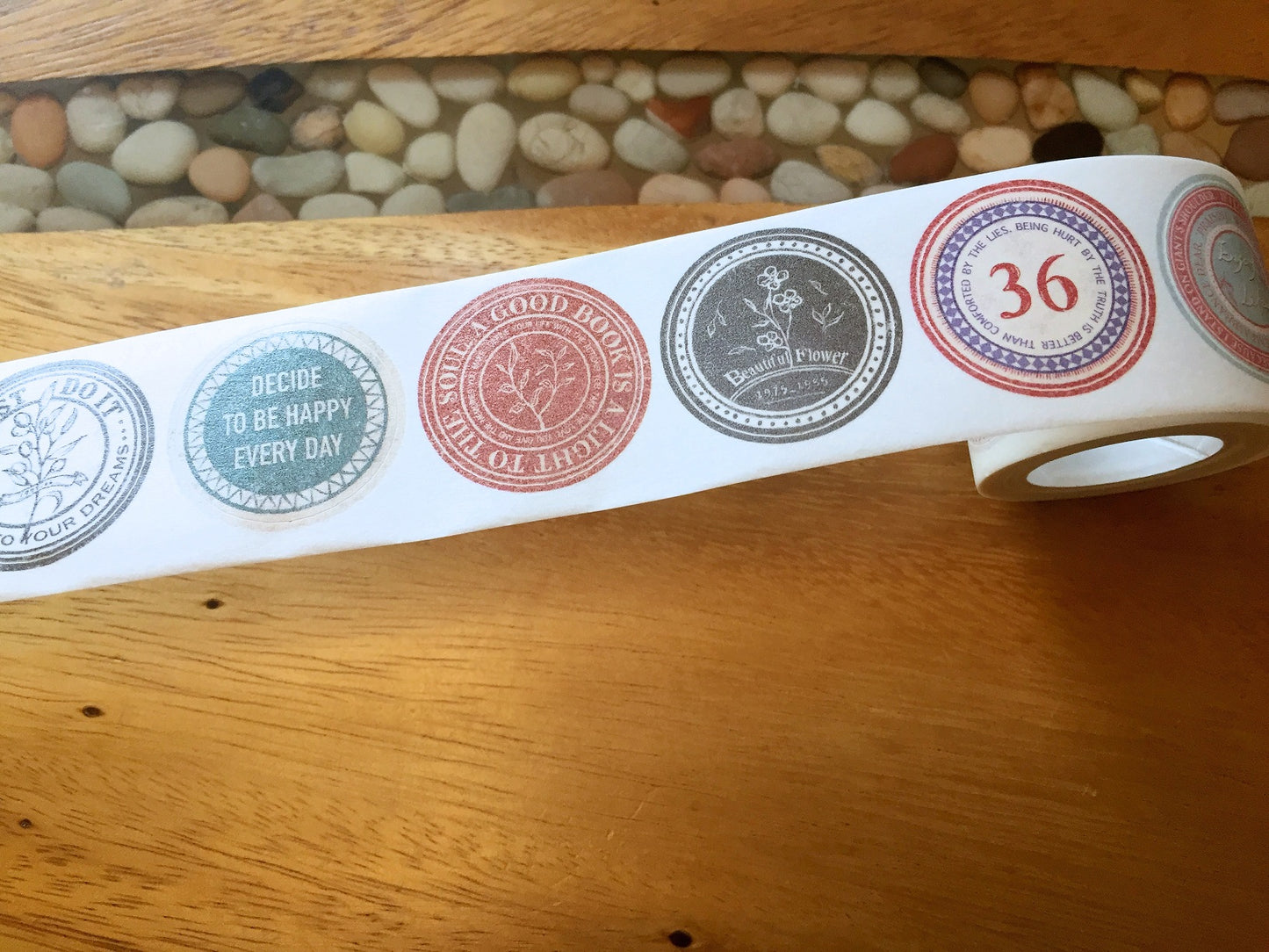 Sonia's Illustration Life - Round Label kiss-cut paper tape SAMPLES