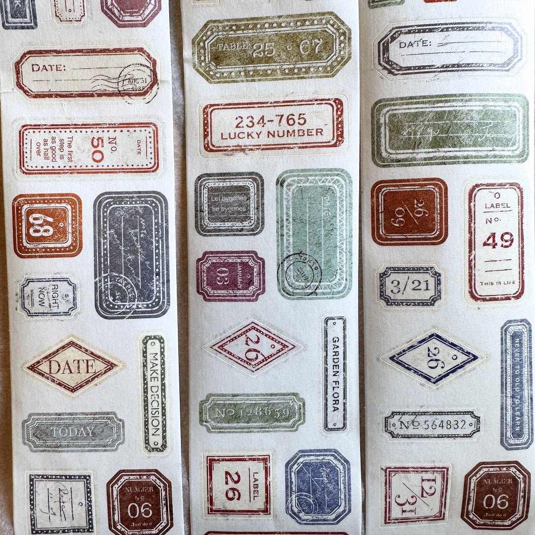 Sonia's Illustration Life - Label kiss-cut washi tape SAMPLES