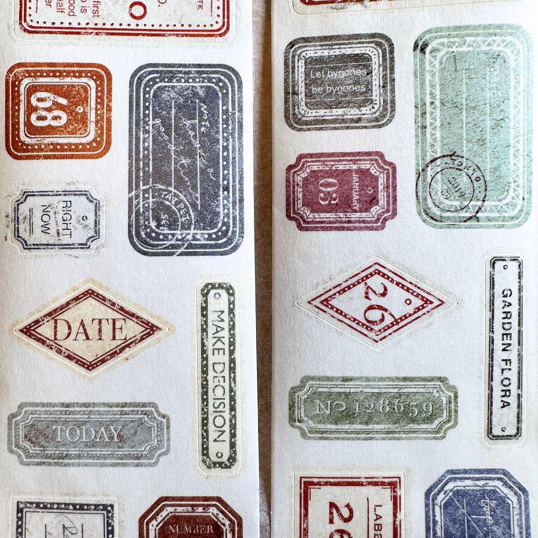 Sonia's Illustration Life - Label kiss-cut washi tape SAMPLES