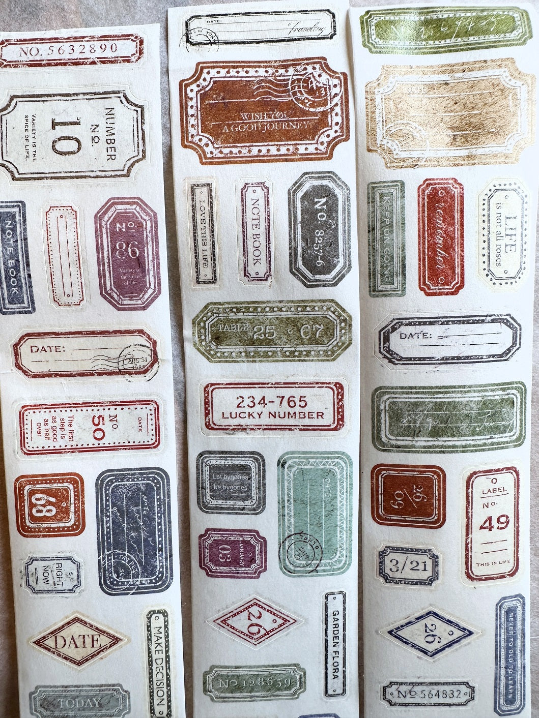 Sonia's Illustration Life - Label kiss-cut washi tape SAMPLES
