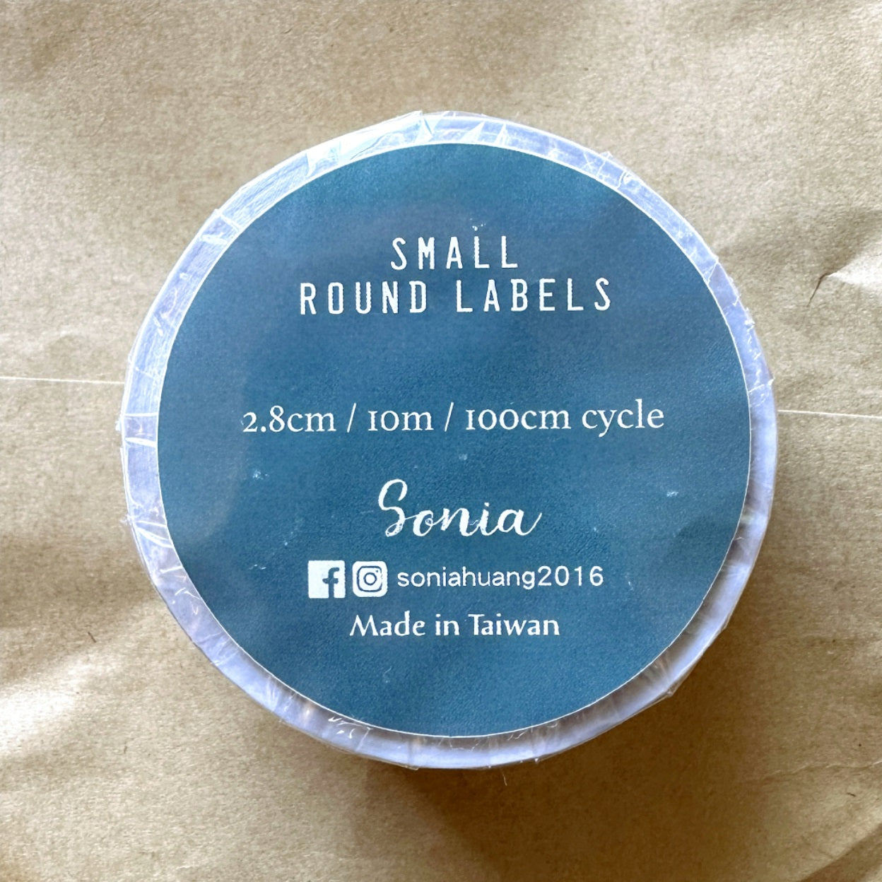 Sonia's Illustration Life - Small Round Labels kiss-cut paper tape SAMPLES