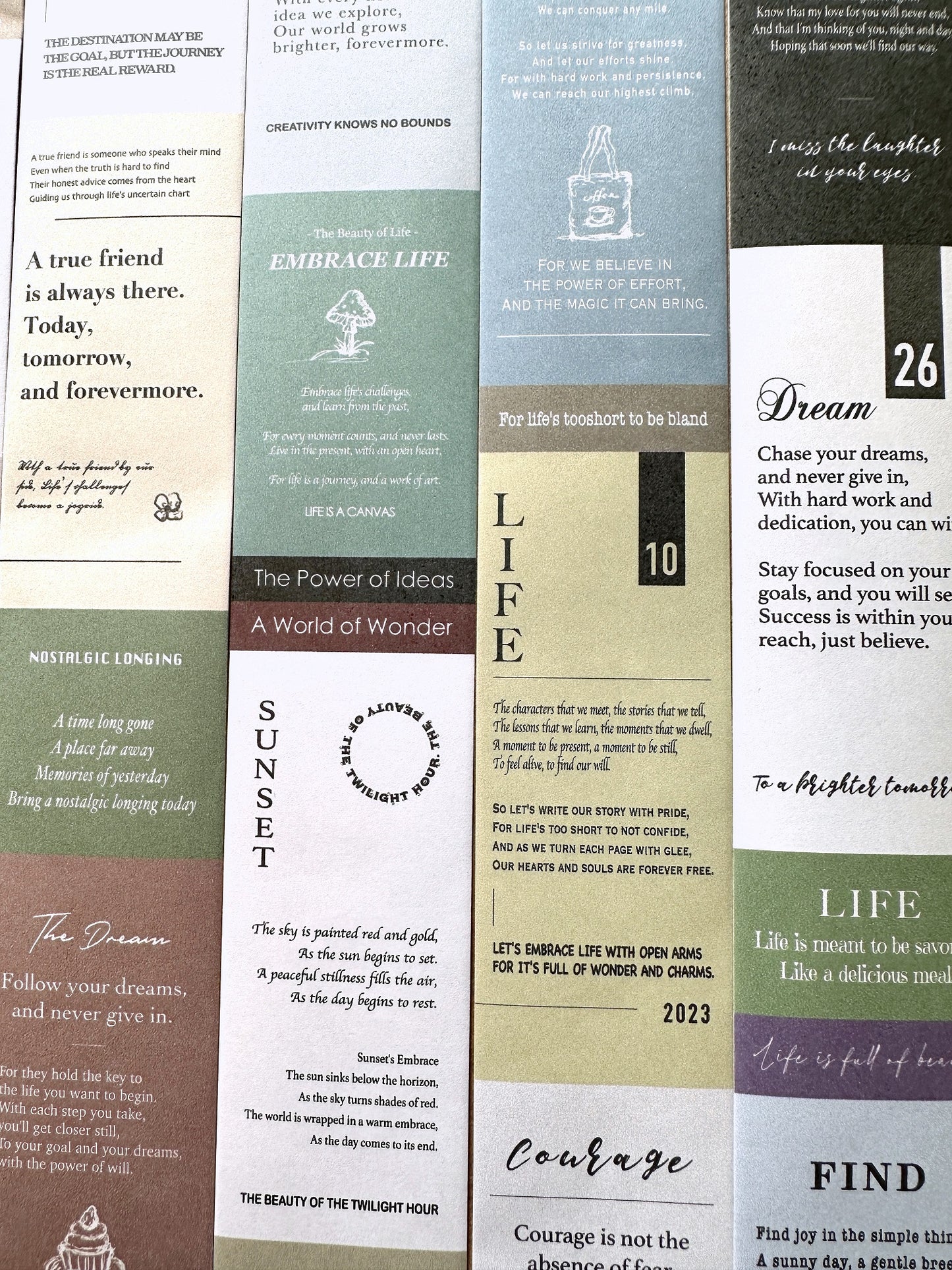 Sonia's Illustration Life - Whispered Words paper tape SAMPLES