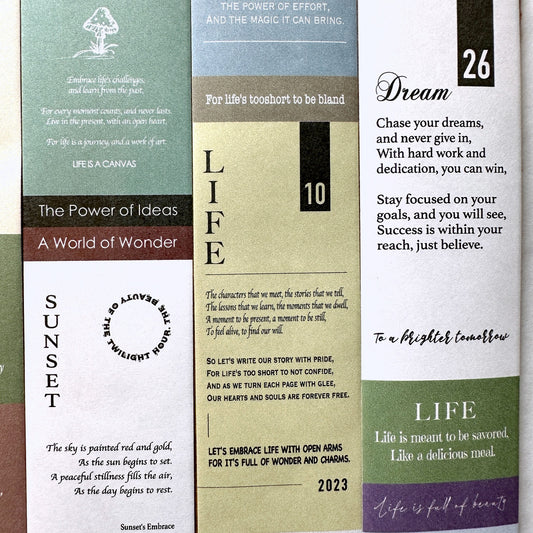 Sonia's Illustration Life - Whispered Words paper tape SAMPLES