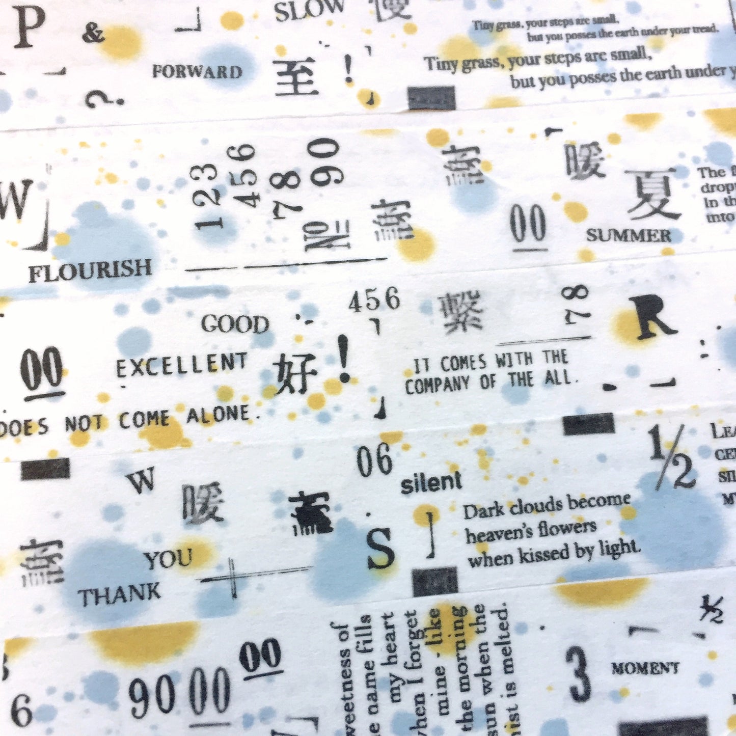 Southlandkids Susan - Murmur & Summer Whisper washi tape SAMPLES
