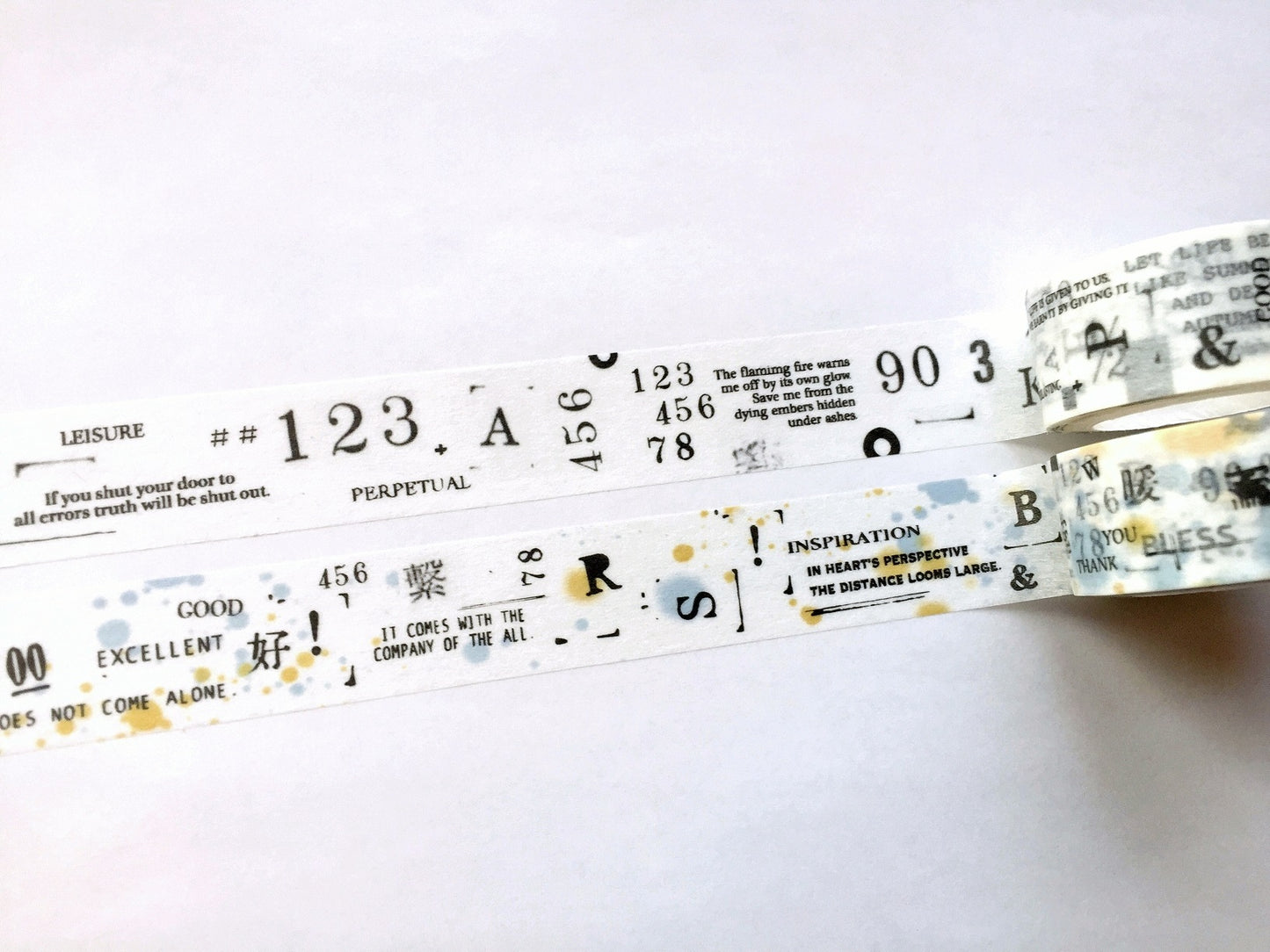 Southlandkids Susan - Murmur & Summer Whisper washi tape SAMPLES
