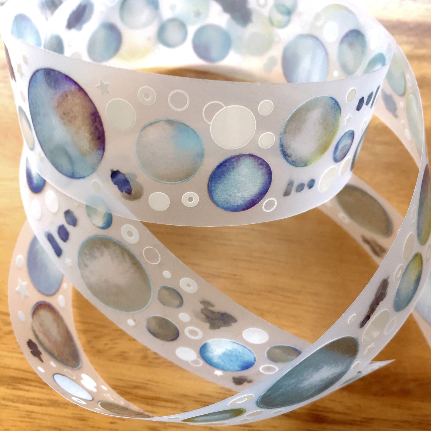 Southlandkids Susan - Dust Galaxy silver PET tape SAMPLES