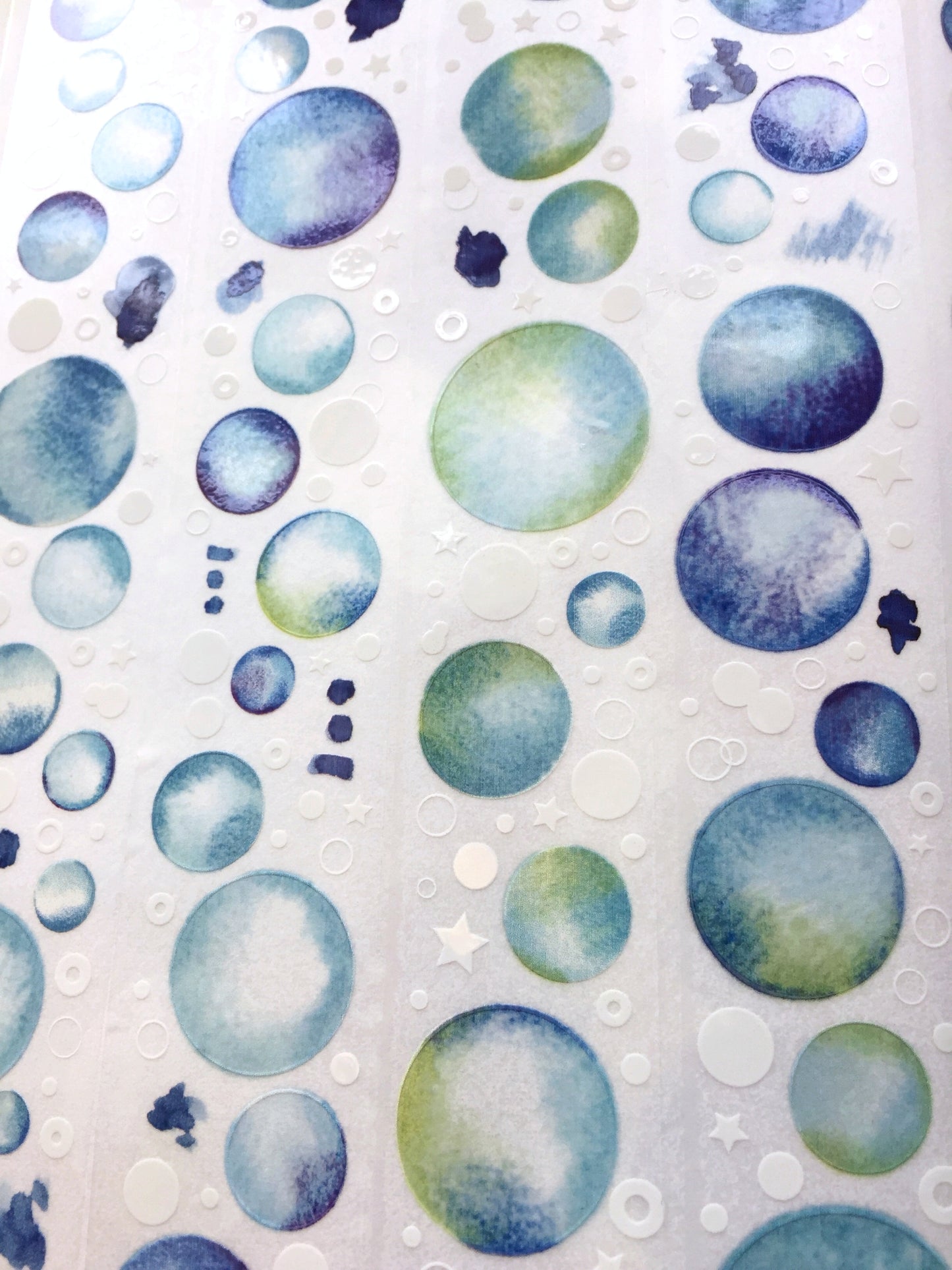 Southlandkids Susan - Dust Galaxy silver PET tape SAMPLES