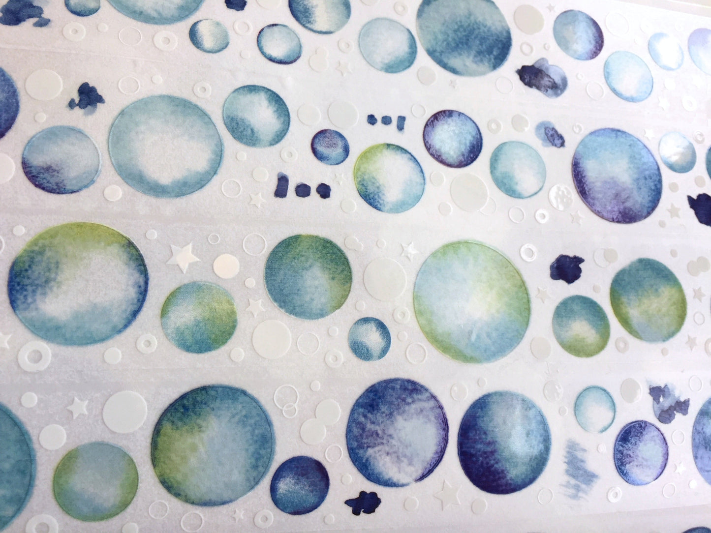 Southlandkids Susan - Dust Galaxy silver PET tape SAMPLES