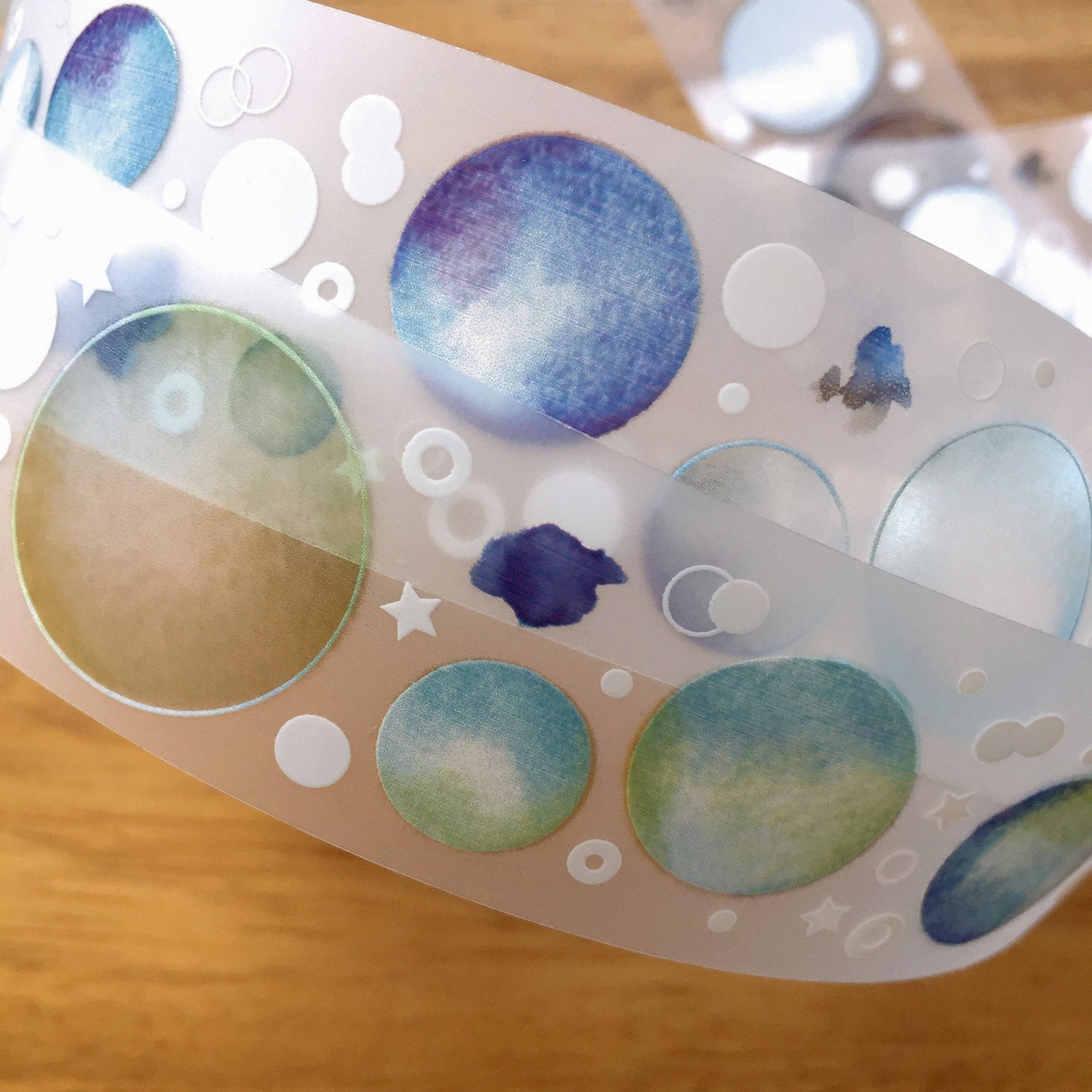 Southlandkids Susan - Dust Galaxy silver PET tape SAMPLES