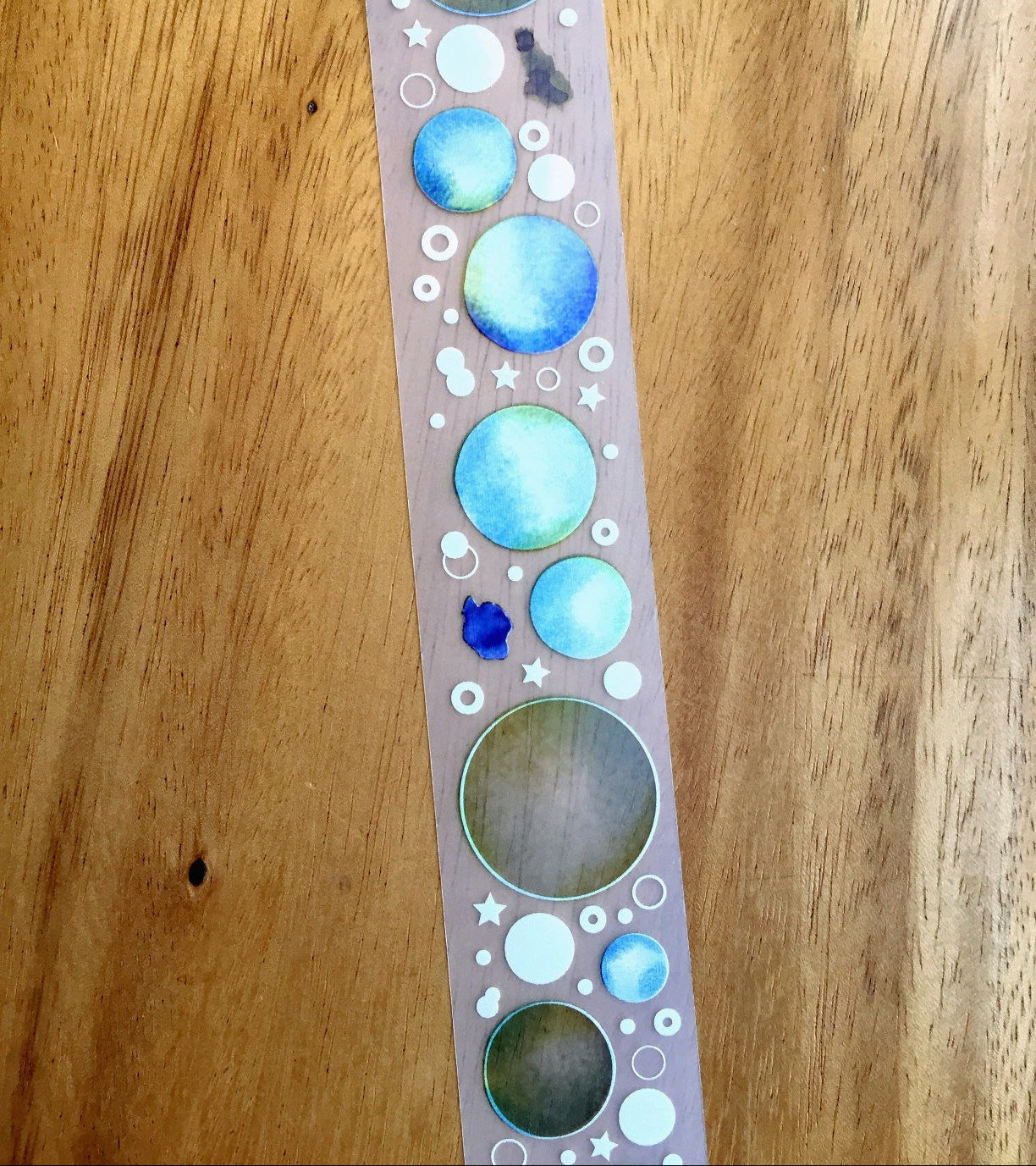 Southlandkids Susan - Dust Galaxy silver PET tape SAMPLES