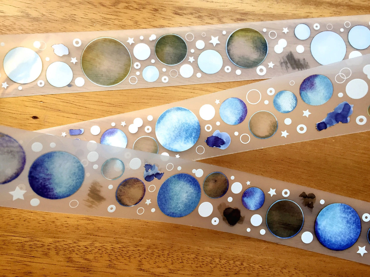 Southlandkids Susan - Dust Galaxy silver PET tape SAMPLES