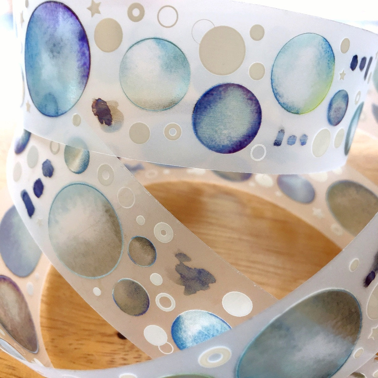 Southlandkids Susan - Dust Galaxy silver PET tape SAMPLES
