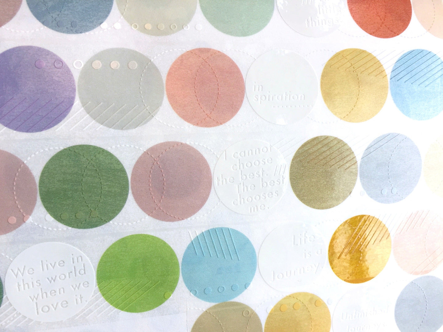 Southlandkids Susan - MID Round Color PET tape SAMPLES