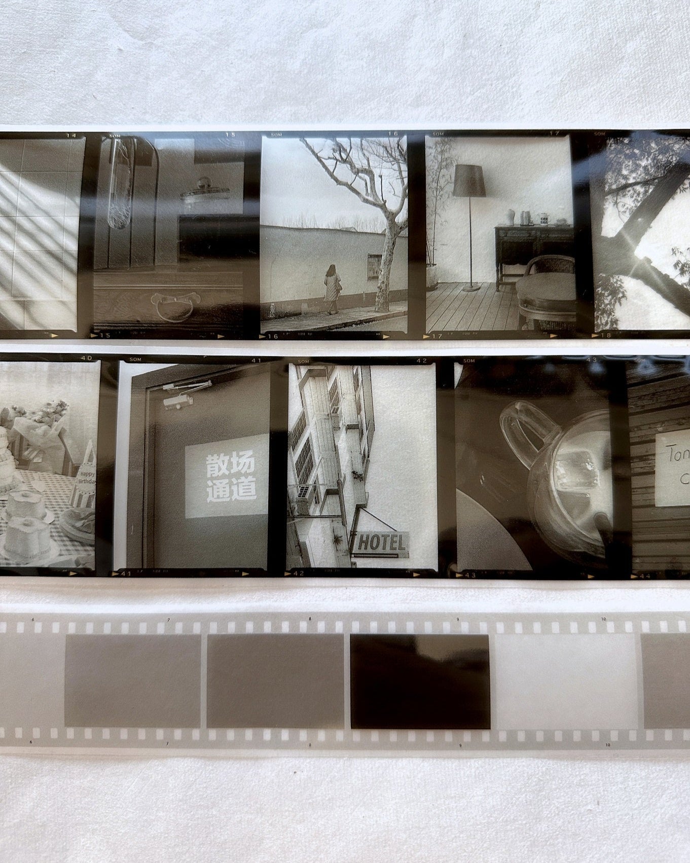 SOM Studio - 120 Film B&W 6.5 cm PET tape SAMPLES