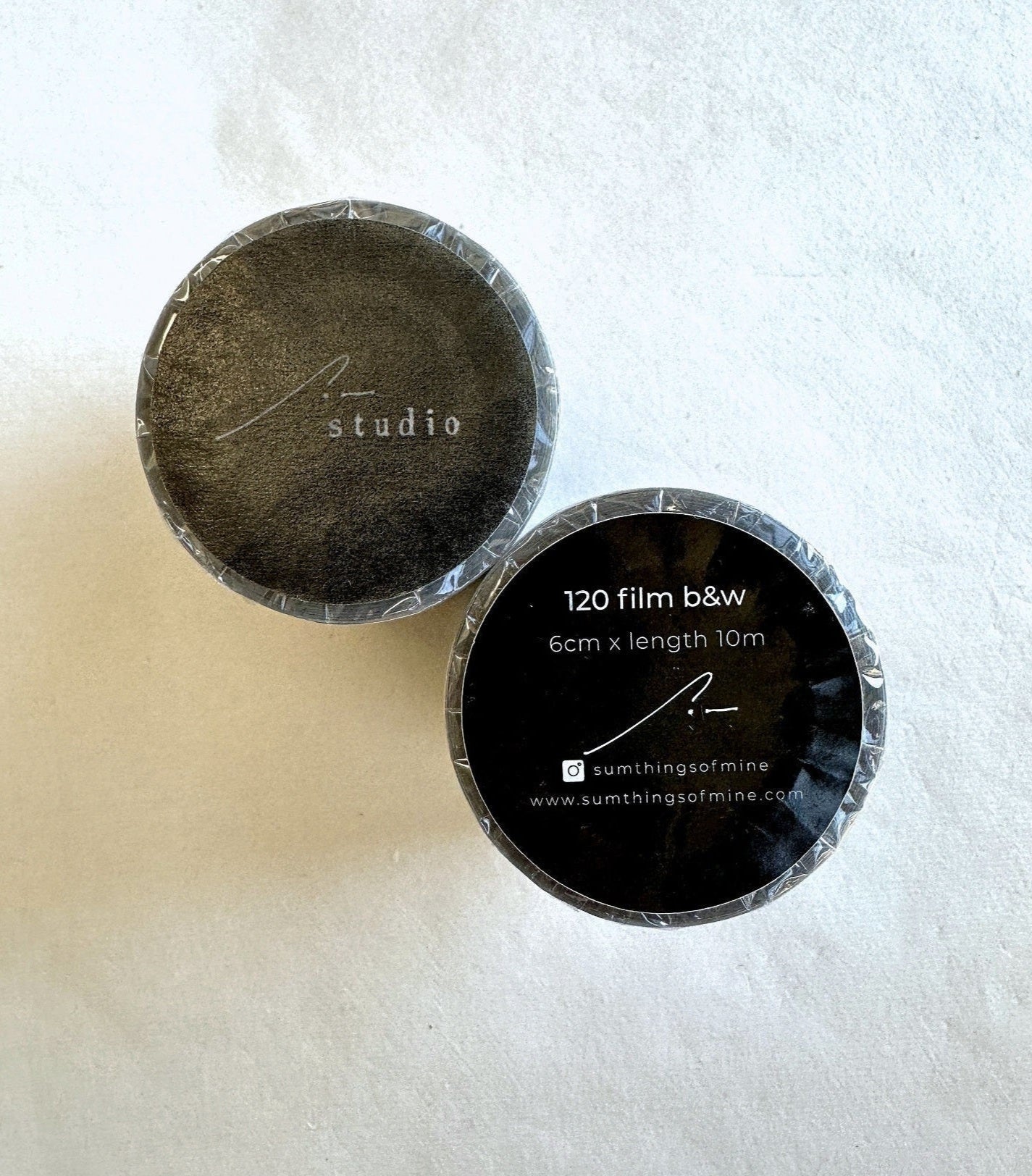 SOM Studio - 120 Film B&W 6.5 cm PET tape SAMPLES