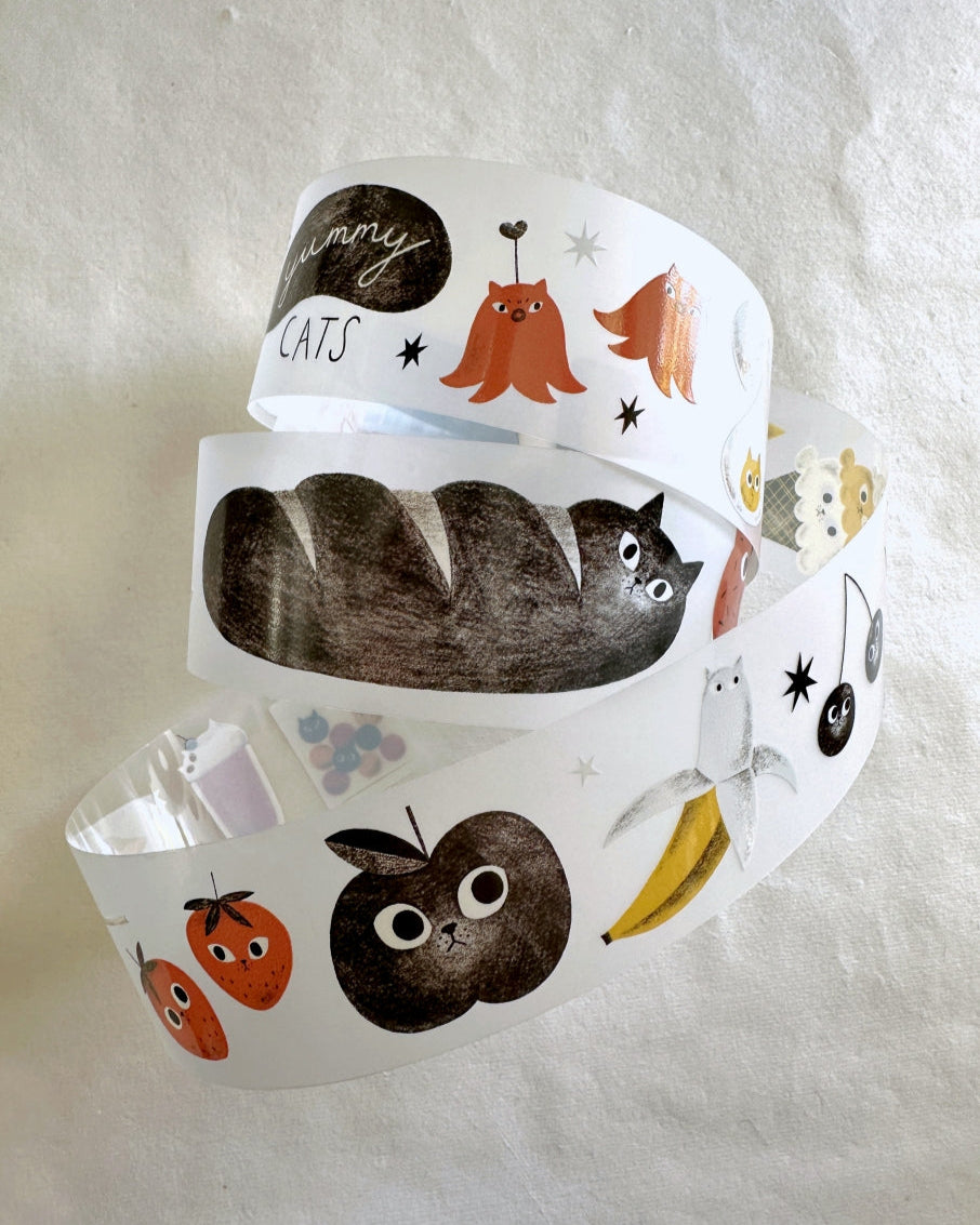 The Cats Sesame & Peanut - Yummy Cats PET tape SAMPLES