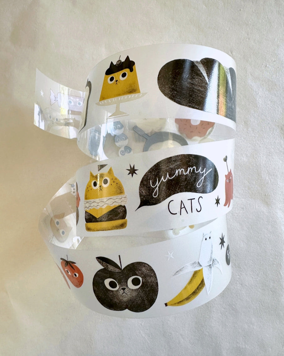 The Cats Sesame & Peanut - Yummy Cats PET tape SAMPLES