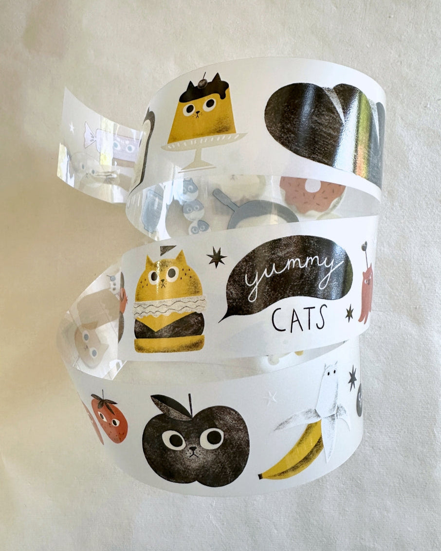 The Cats Sesame & Peanut - Yummy Cats PET tape SAMPLES