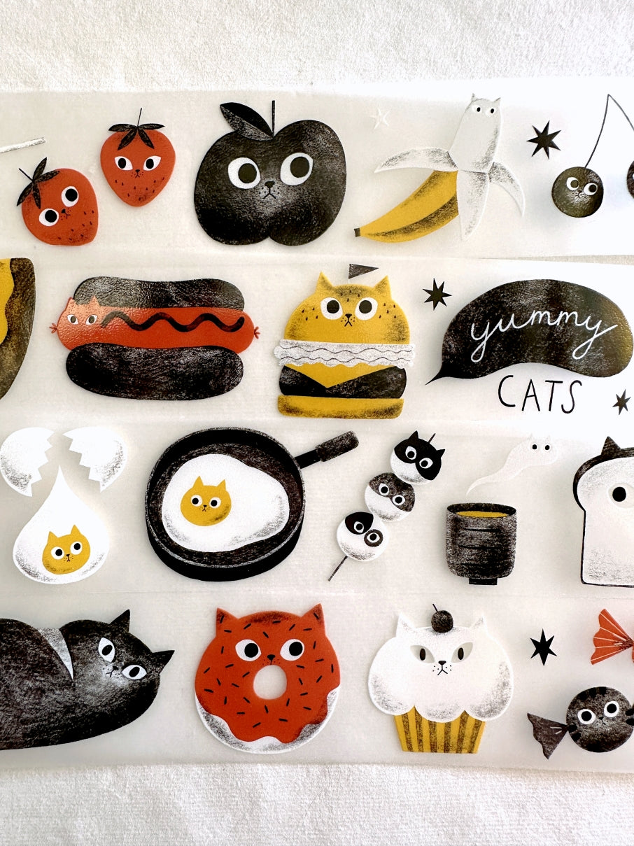 The Cats Sesame & Peanut - Yummy Cats PET tape SAMPLES