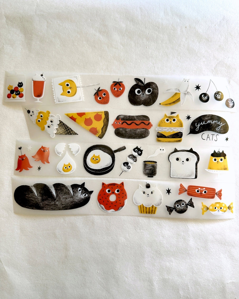 The Cats Sesame & Peanut - Yummy Cats PET tape SAMPLES