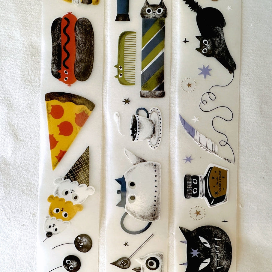 The Cats Sesame & Peanut - Cats Everywhere PET tape SAMPLES
