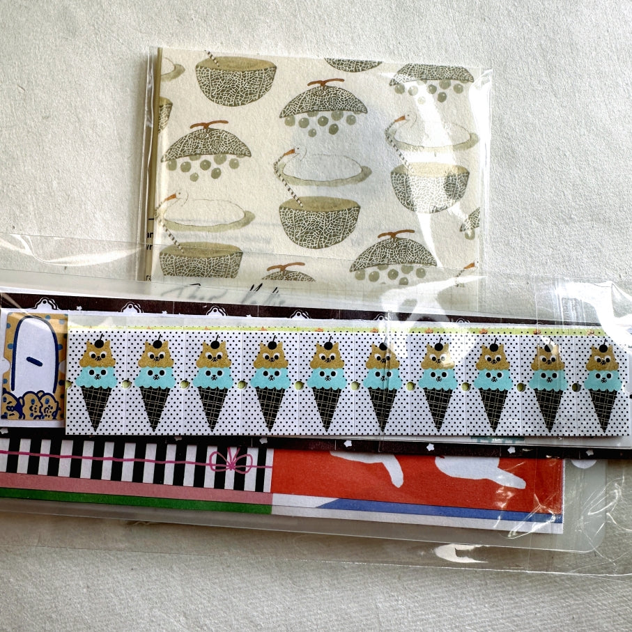The Cats Sesame & Peanut - Hot Cat / Ice Cat label sticker roll SAMPLES