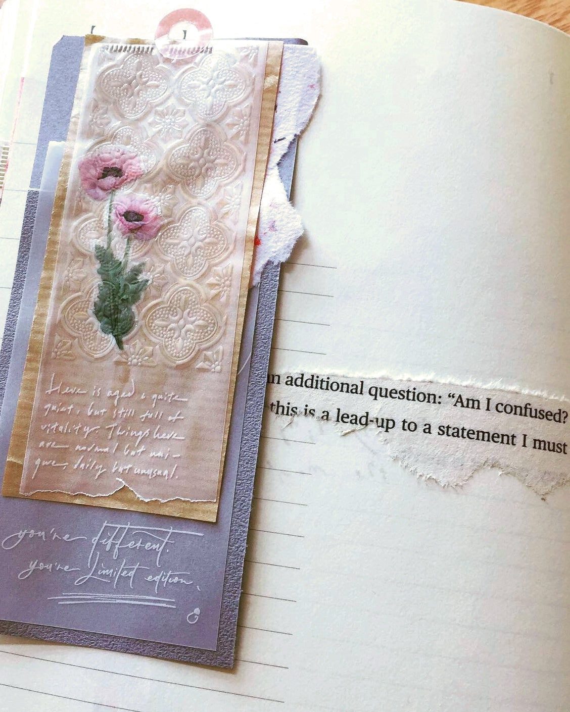 Somesortoffern - Begonia, Heliocentric, & Mountains and Oceans non-adhesive tracing paper scrolls SAMPLES