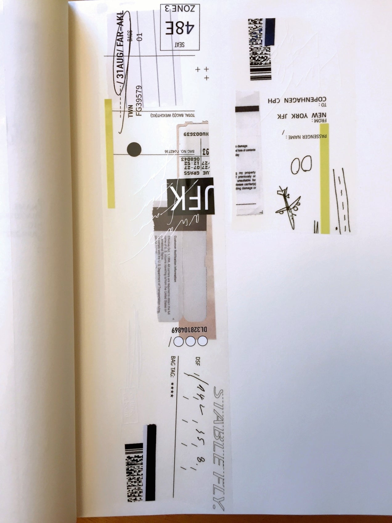 Somesortoffern - Airplane Mode PET tape SAMPLES