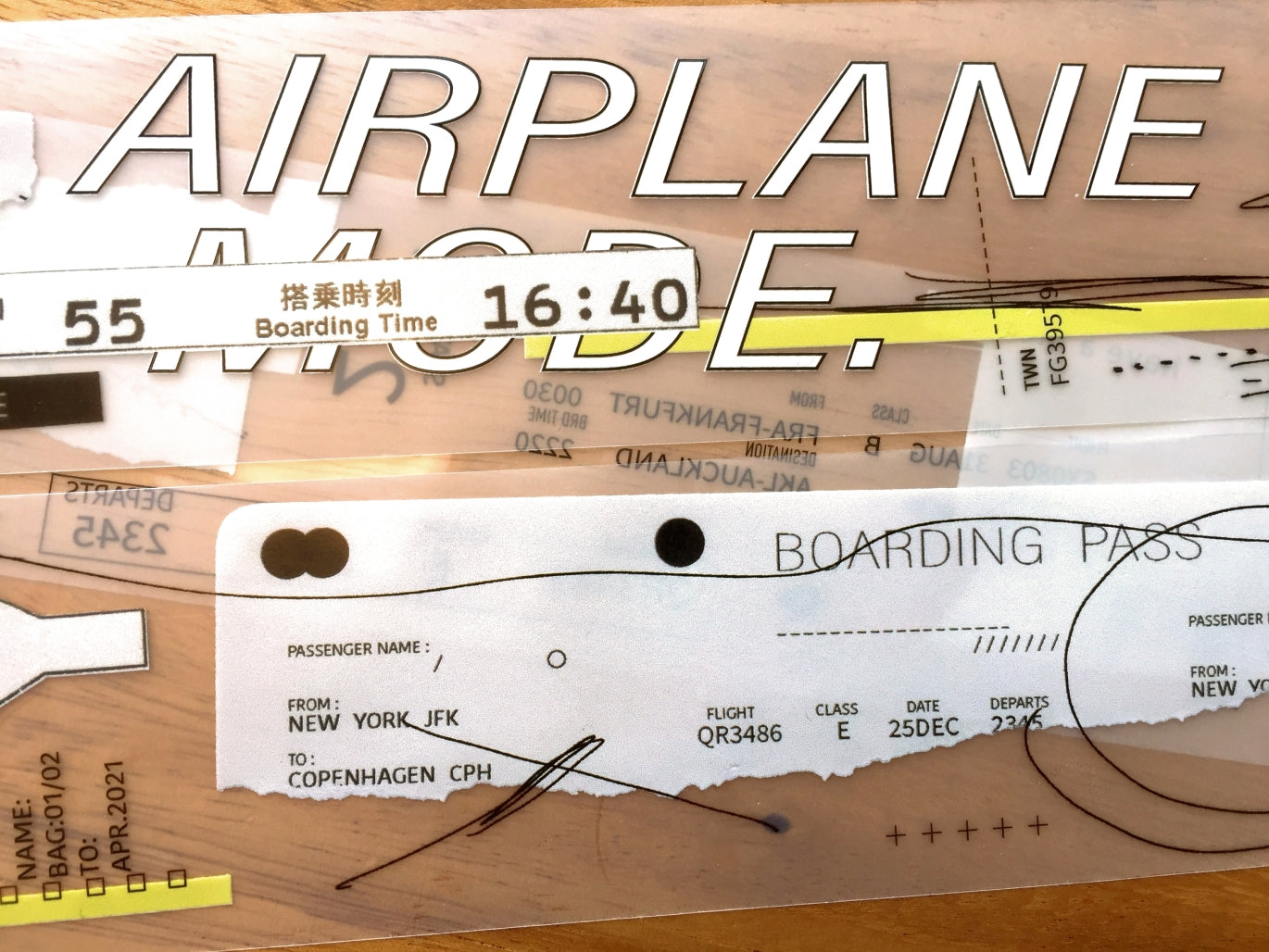 Somesortoffern - Airplane Mode PET tape SAMPLES