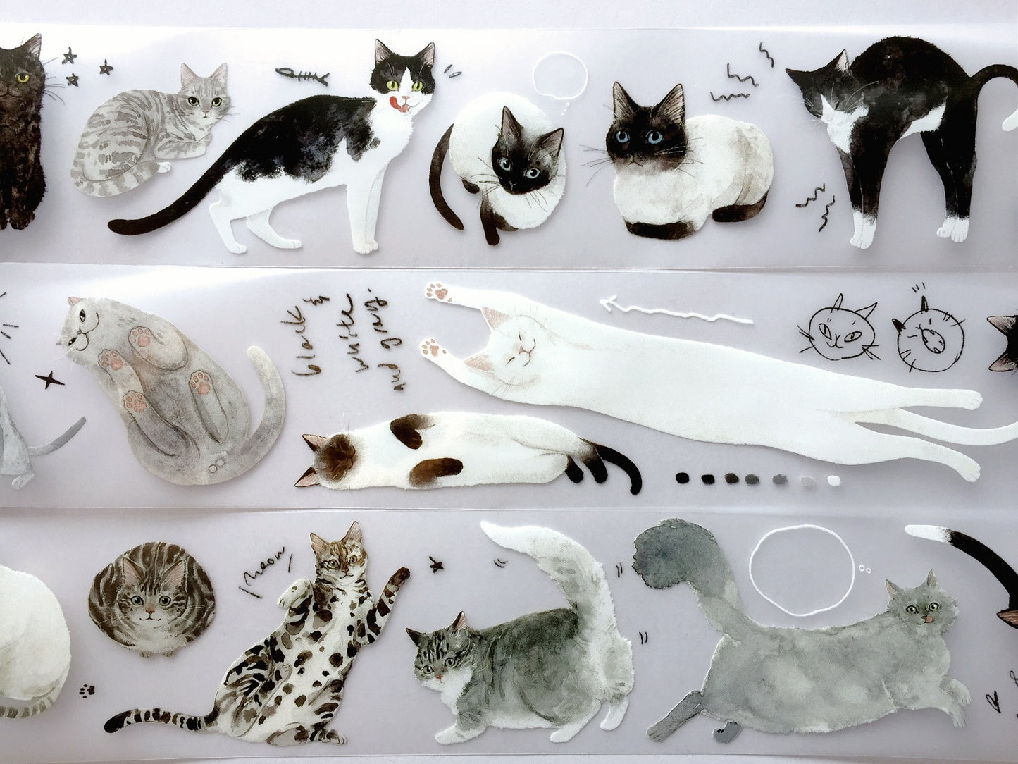 Somesortoffern - Gray Scale PET tape SAMPLES