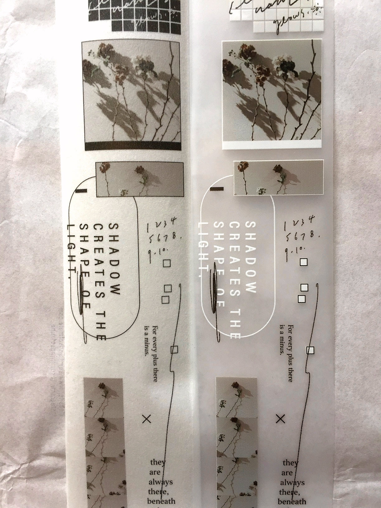 Somesortoffern - A Glimpse of Shadow PET tape SAMPLES