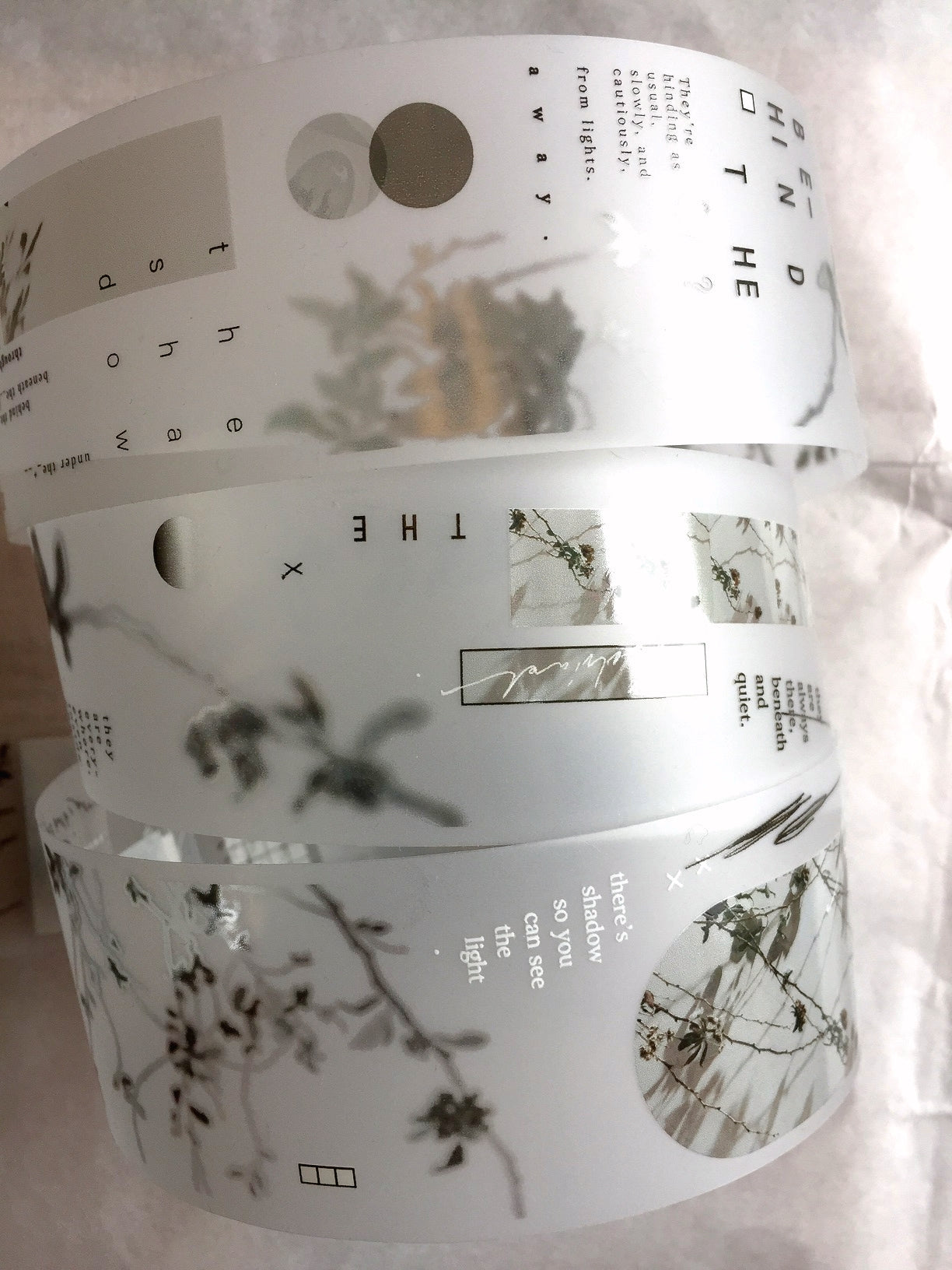 Somesortoffern - A Glimpse of Shadow PET tape SAMPLES