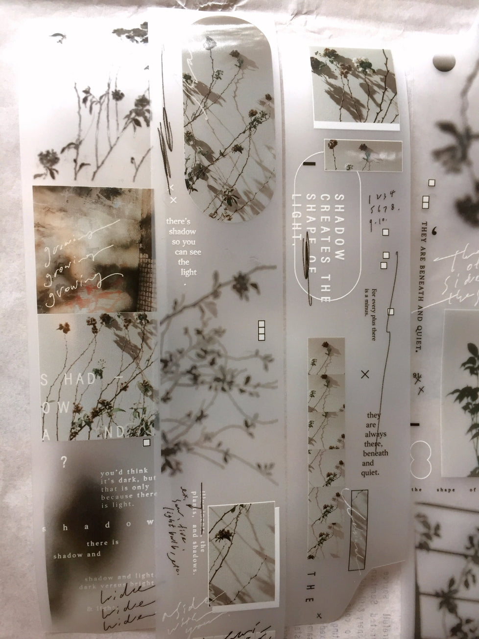 Somesortoffern - A Glimpse of Shadow PET tape SAMPLES