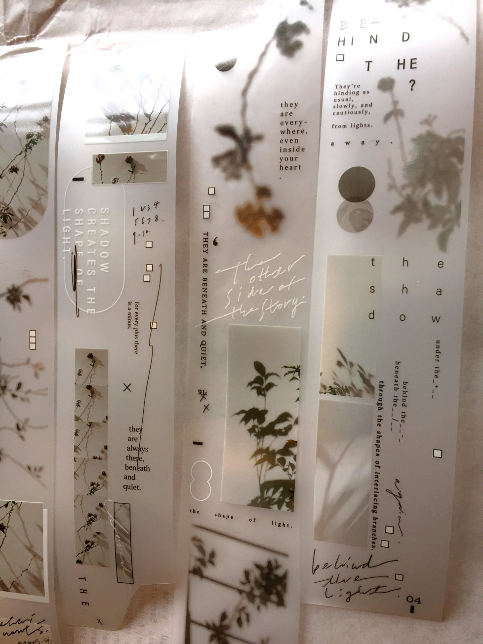 Somesortoffern - A Glimpse of Shadow PET tape SAMPLES