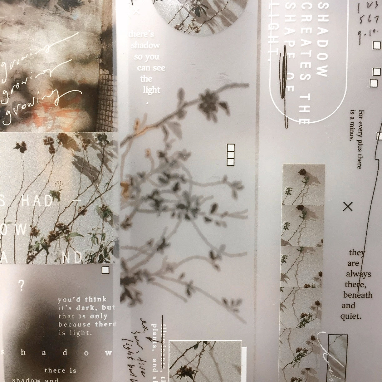 Somesortoffern - A Glimpse of Shadow PET tape SAMPLES