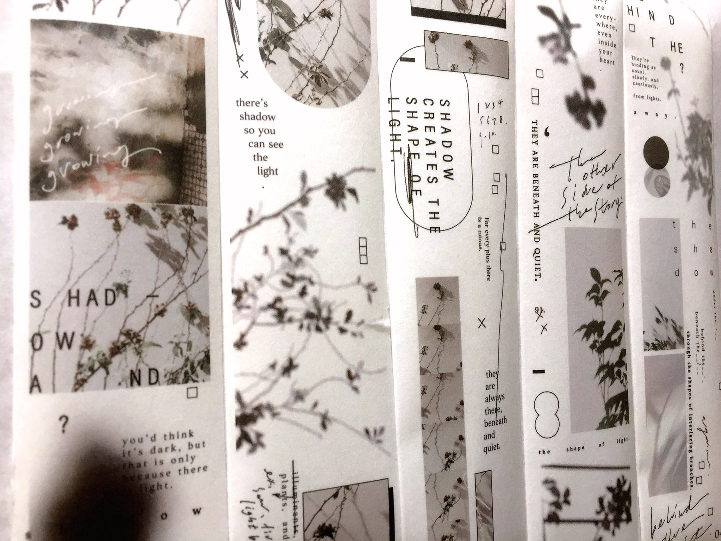 Somesortoffern - A Glimpse of Light washi tape SAMPLES