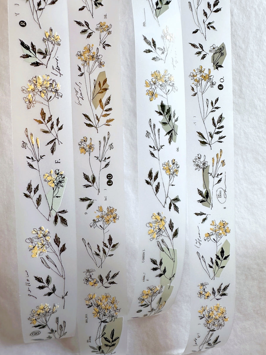Somesortoffern - A little yellow, a little green PET tape SAMPLES