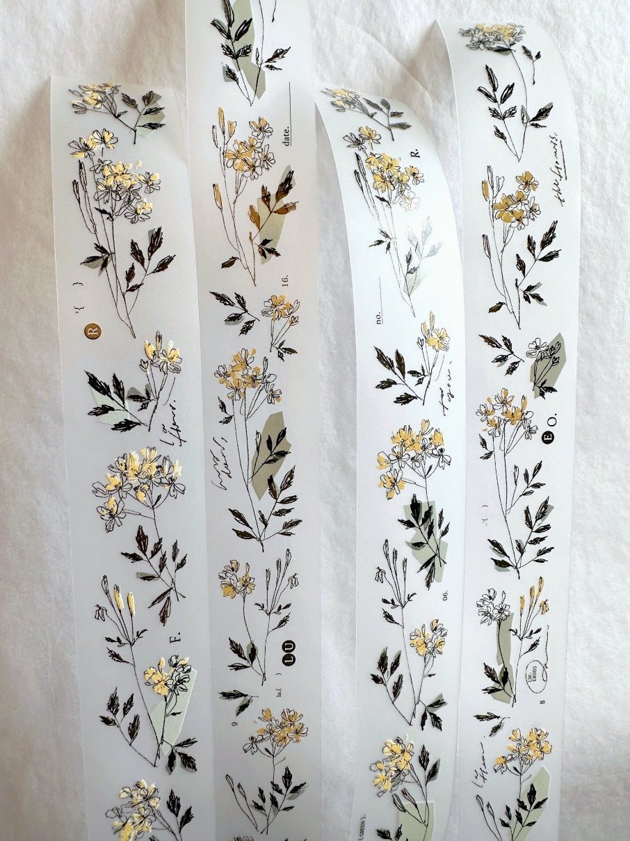 Somesortoffern - A little yellow, a little green PET tape SAMPLES