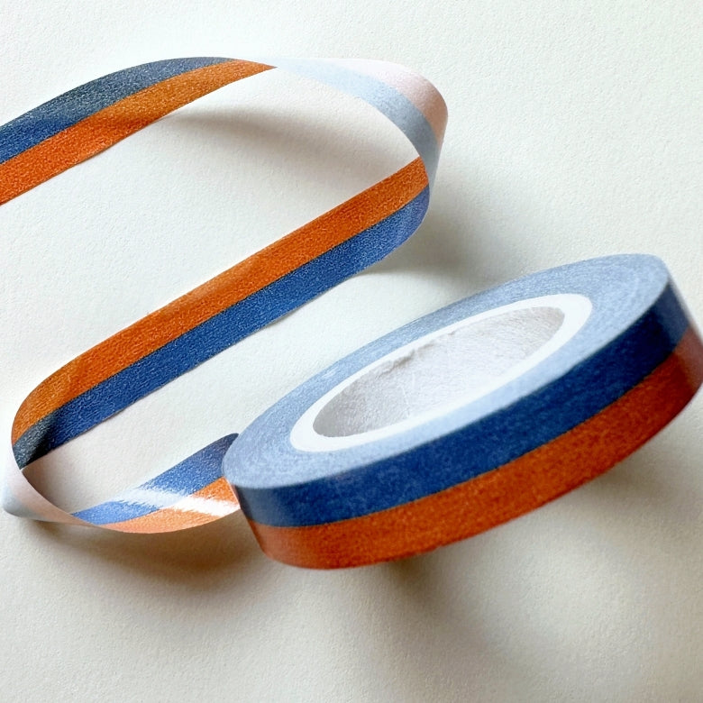Somesortoffern - Orange x Blue slim masking tape SAMPLES