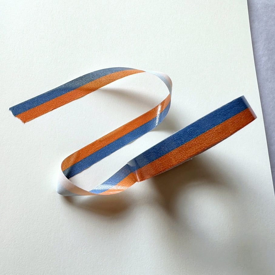 Somesortoffern - Orange x Blue slim masking tape SAMPLES