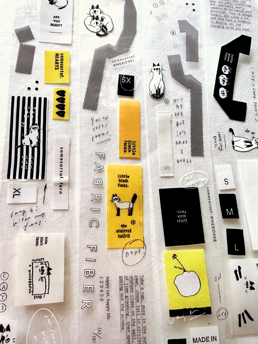 Somesortoffern - The Fabric Label PET tape SAMPLES