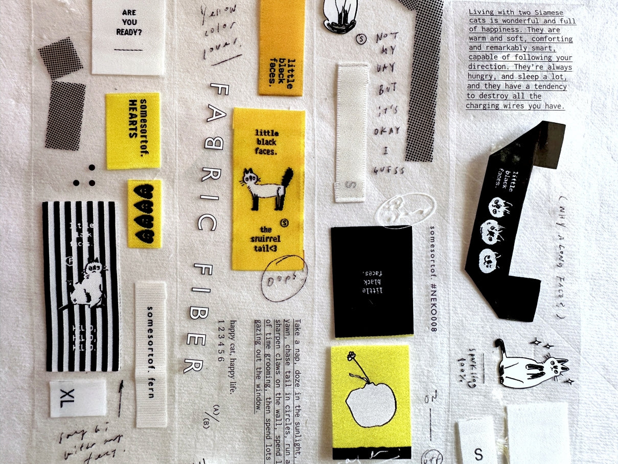 Somesortoffern - The Fabric Label PET tape SAMPLES